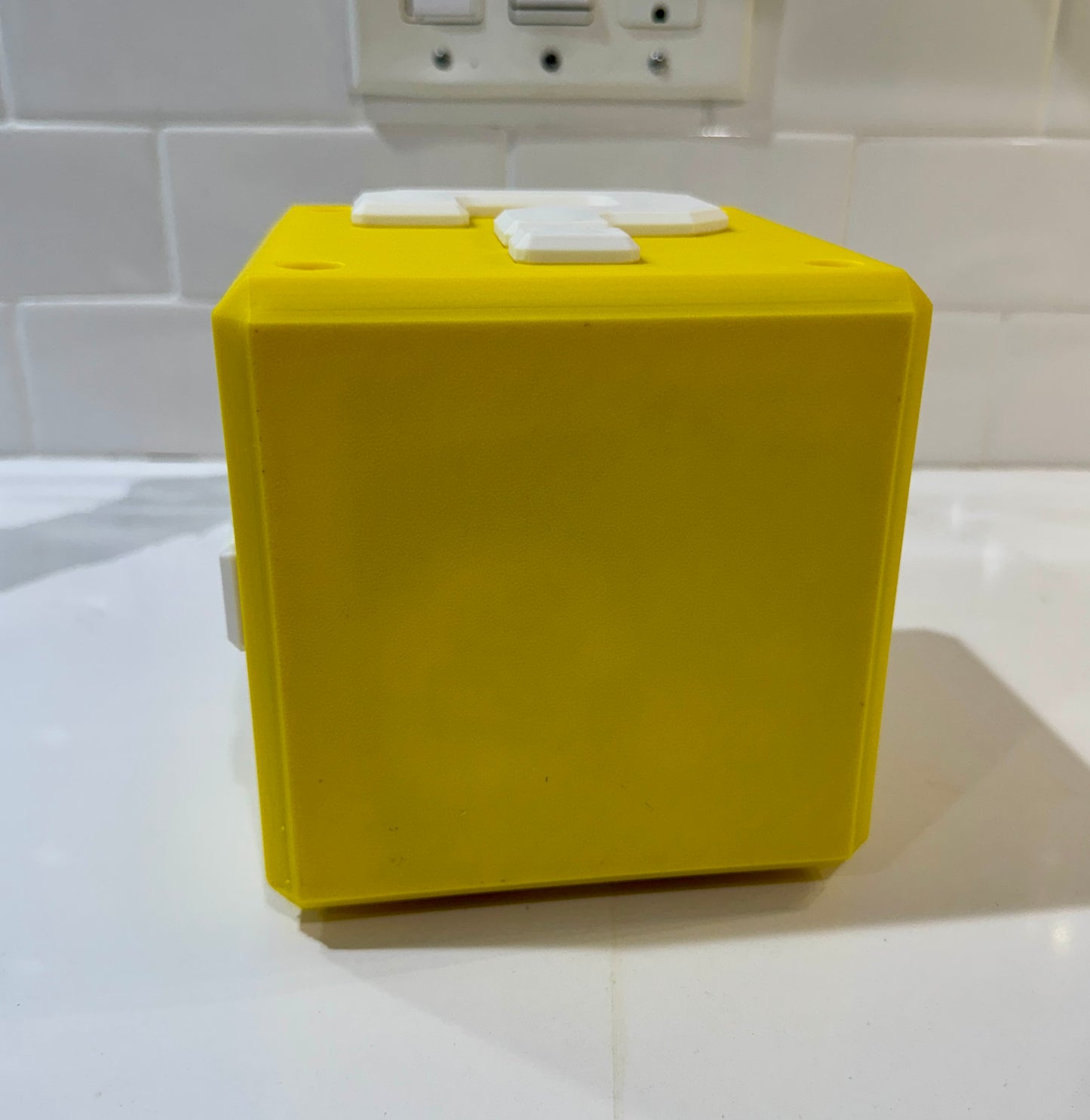 Tissue Box Cover, Square Mario Style Coin Block