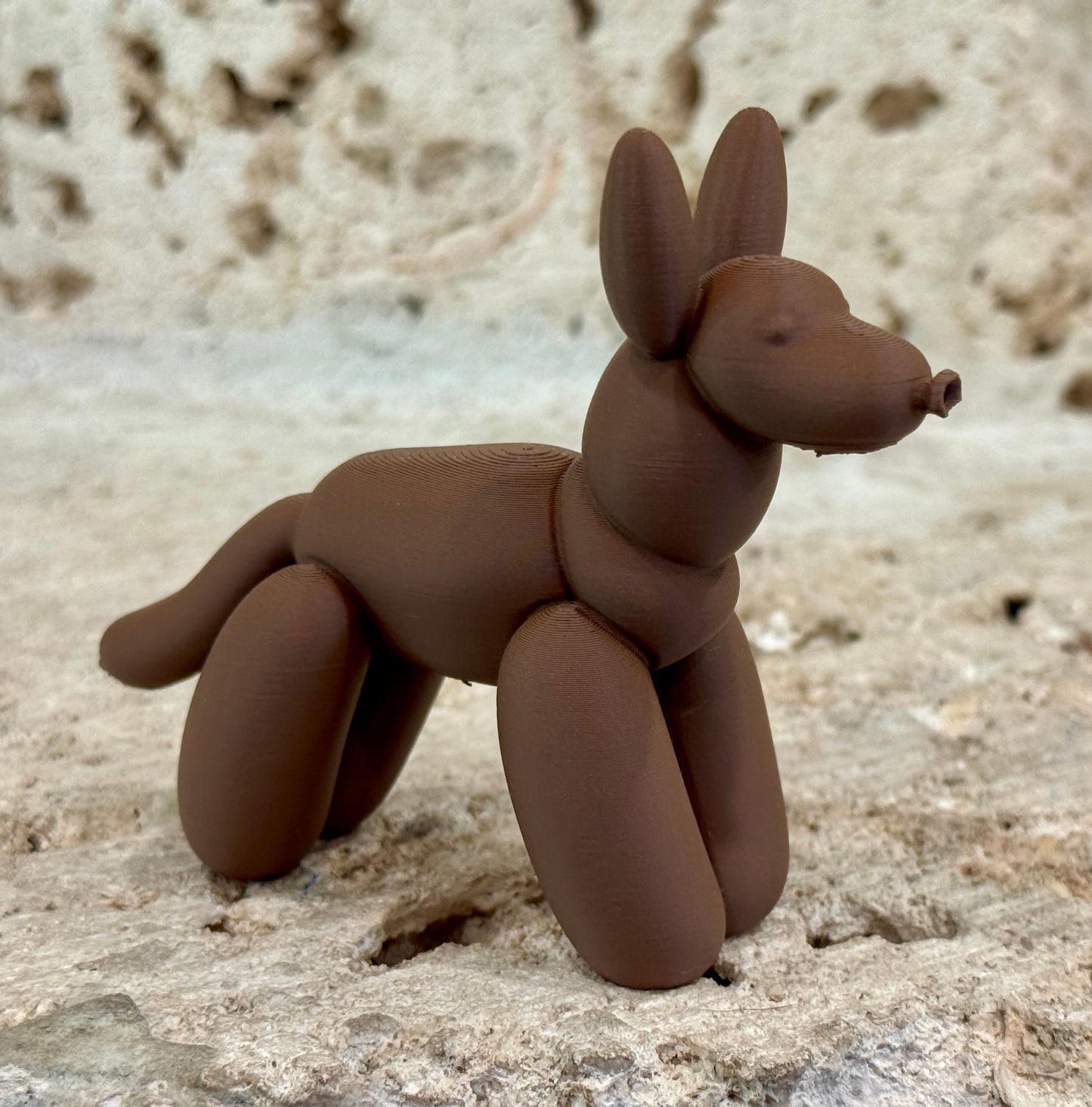 German Shepherd Balloon Dog Figurine