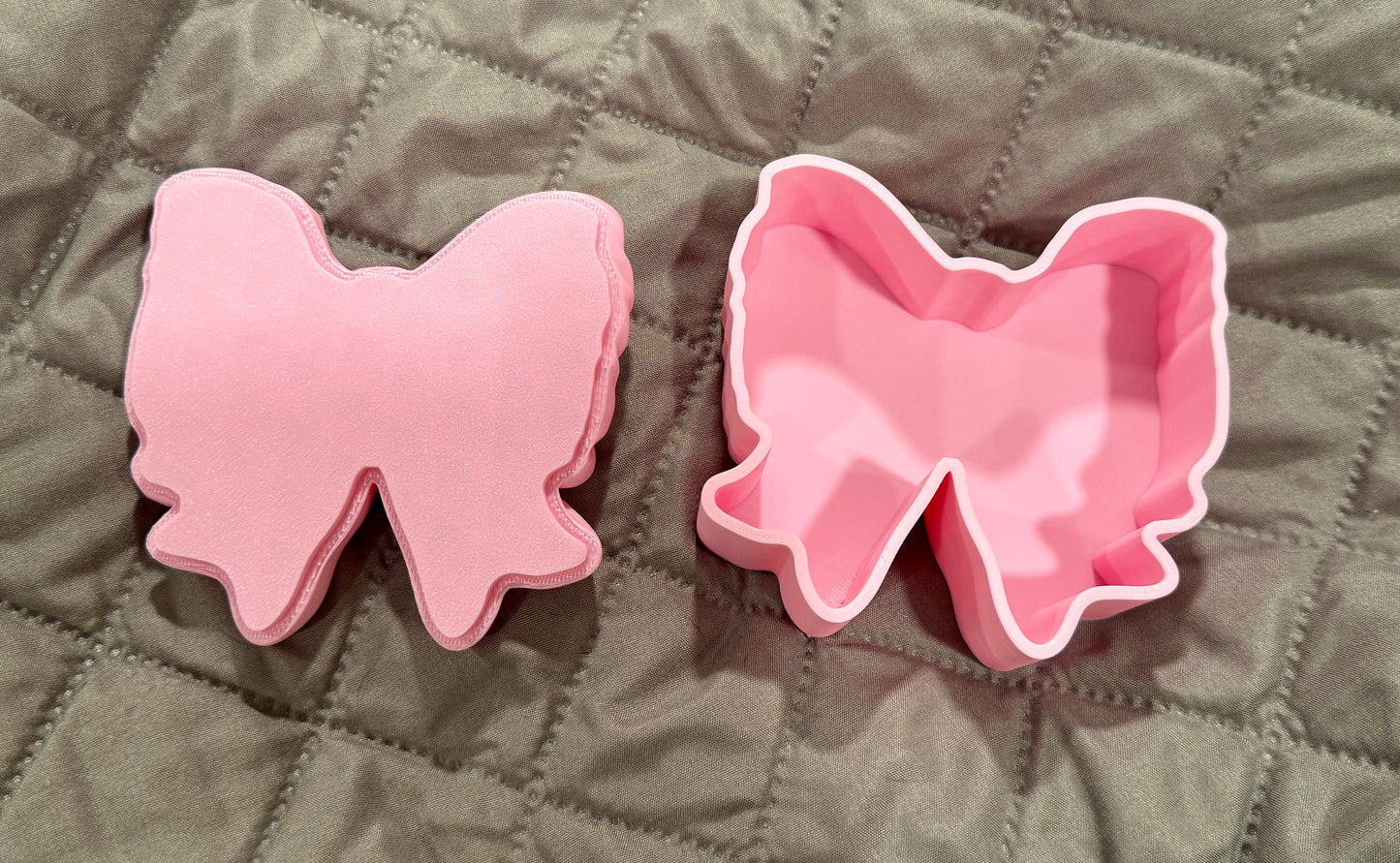 Preppy Bow Container w/ Lid