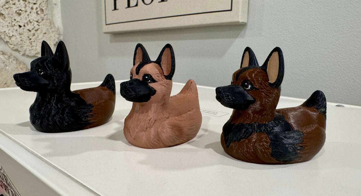 German Shepherd Dog, Belgian Malinois Duck