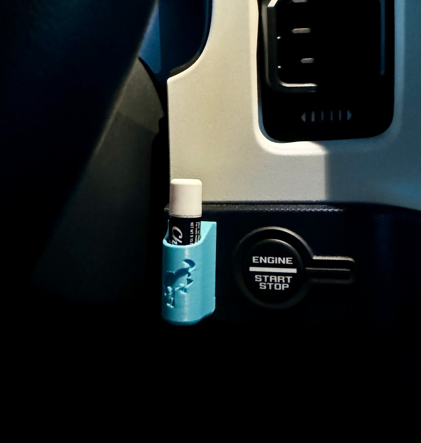 Chapstick Lip Balm Car Holder, opt. Vehicle Logo