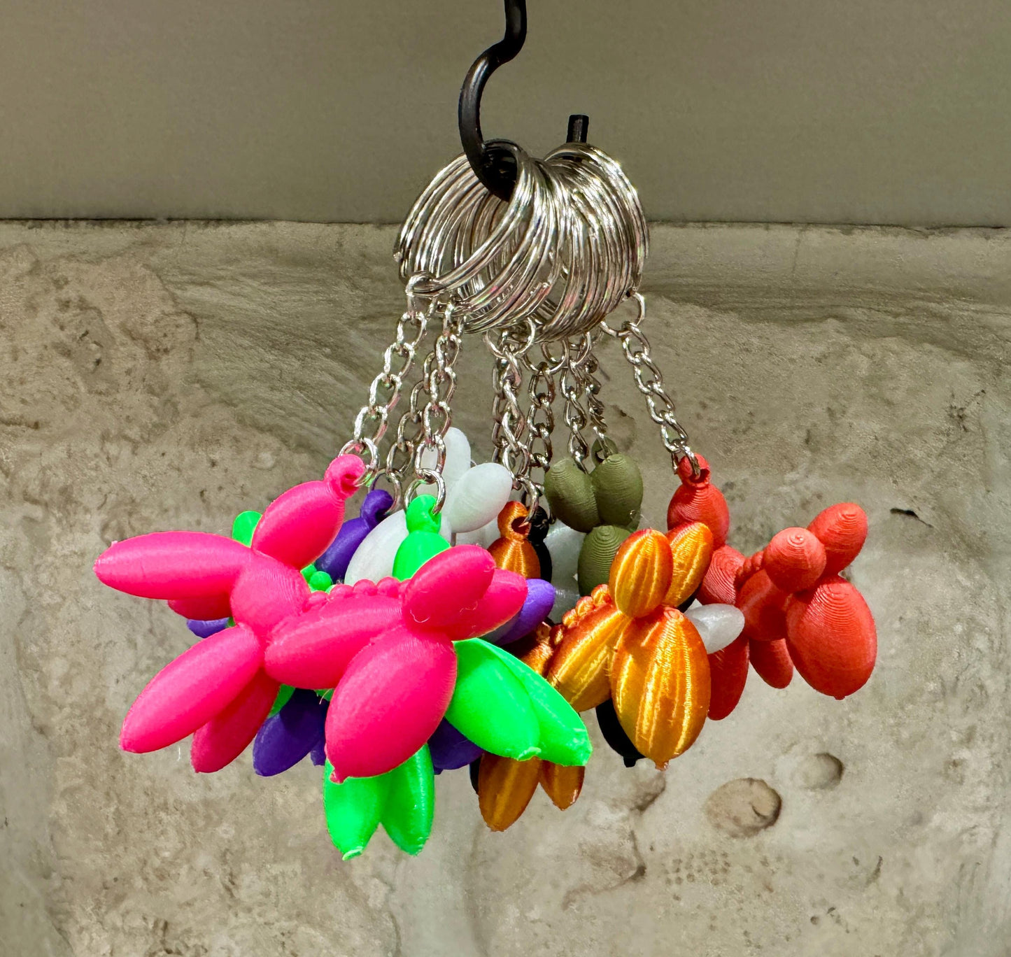 Balloon Horse Cute Key Chain (20+ Colors)