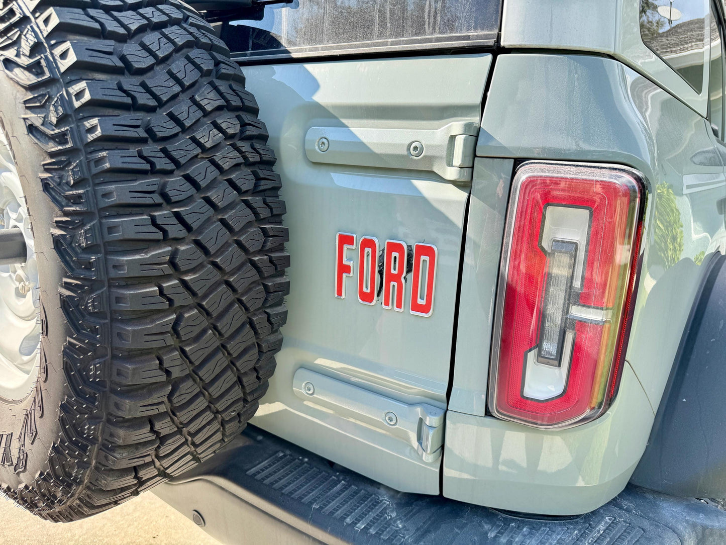 Vintage Tailgate FORD Letters, Single or 2-Tone (30 Colors)