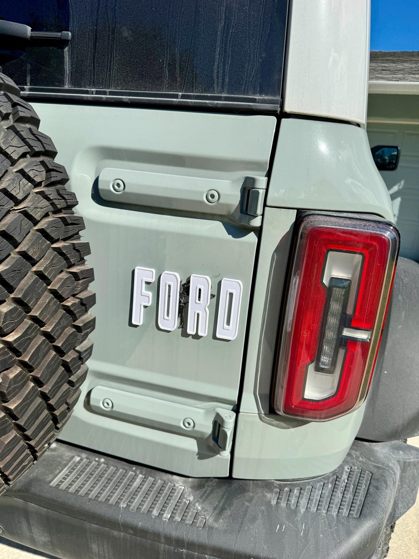 Vintage Tailgate FORD Letters, Single or 2-Tone (30 Colors)