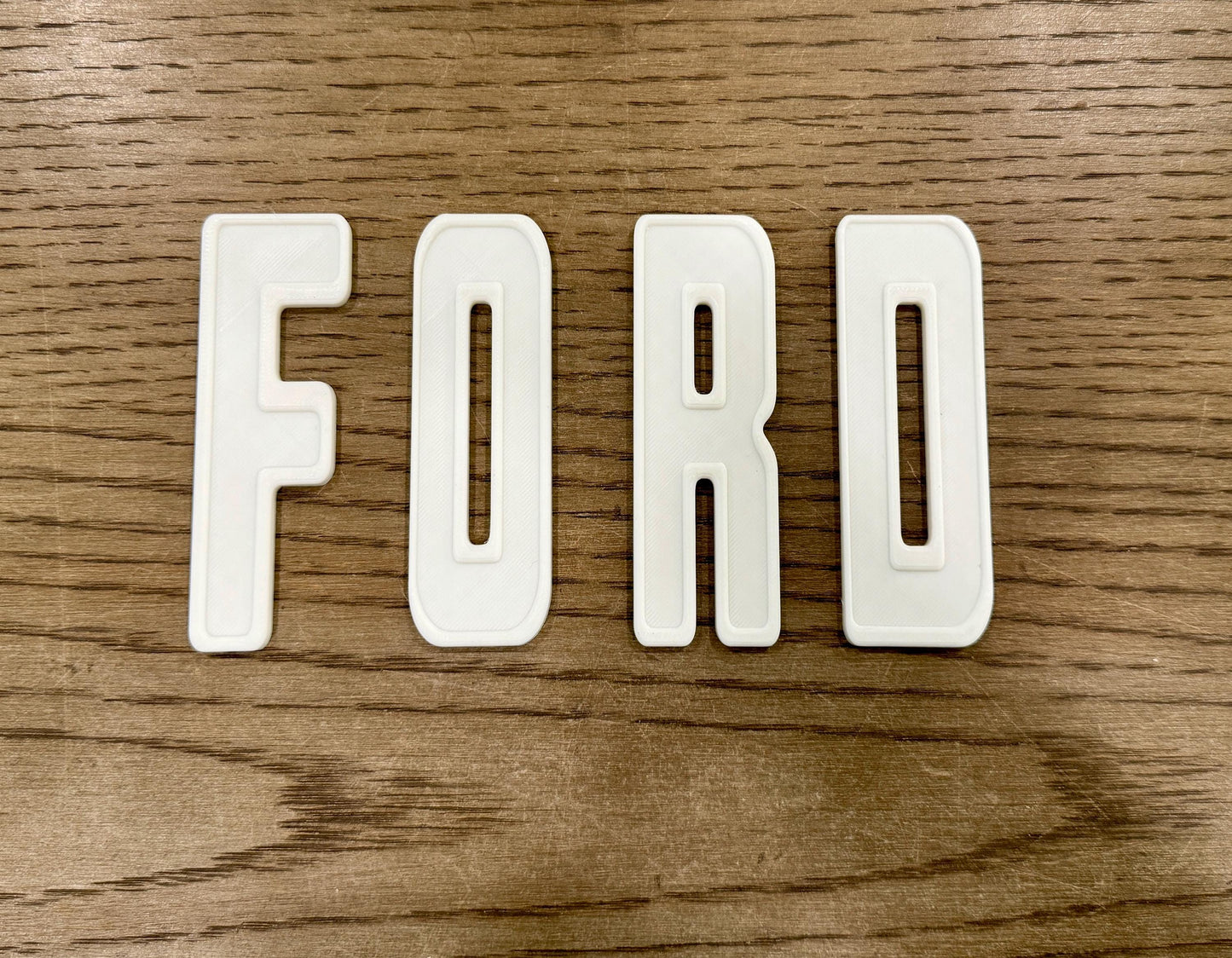 Vintage Tailgate FORD Letters, Single or 2-Tone (30 Colors)