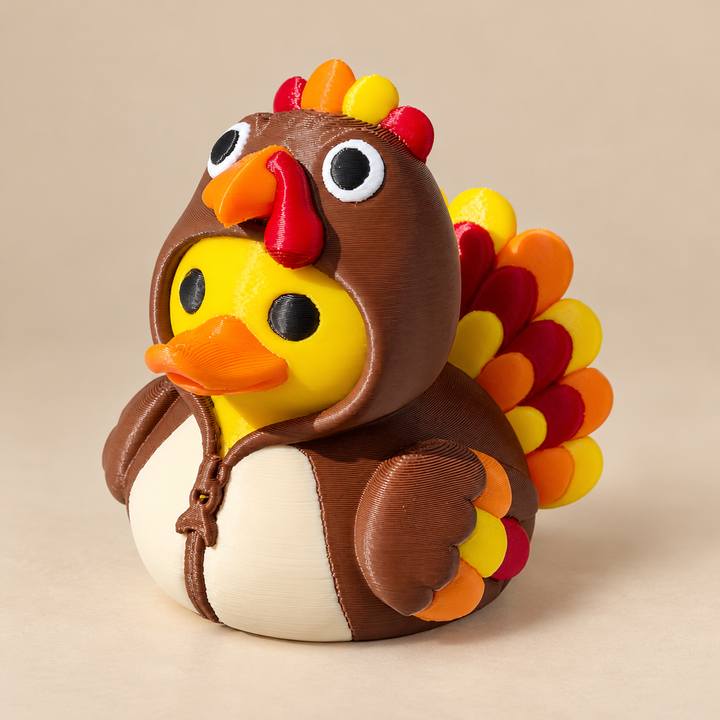 Turkey Onesie Duck Figurine