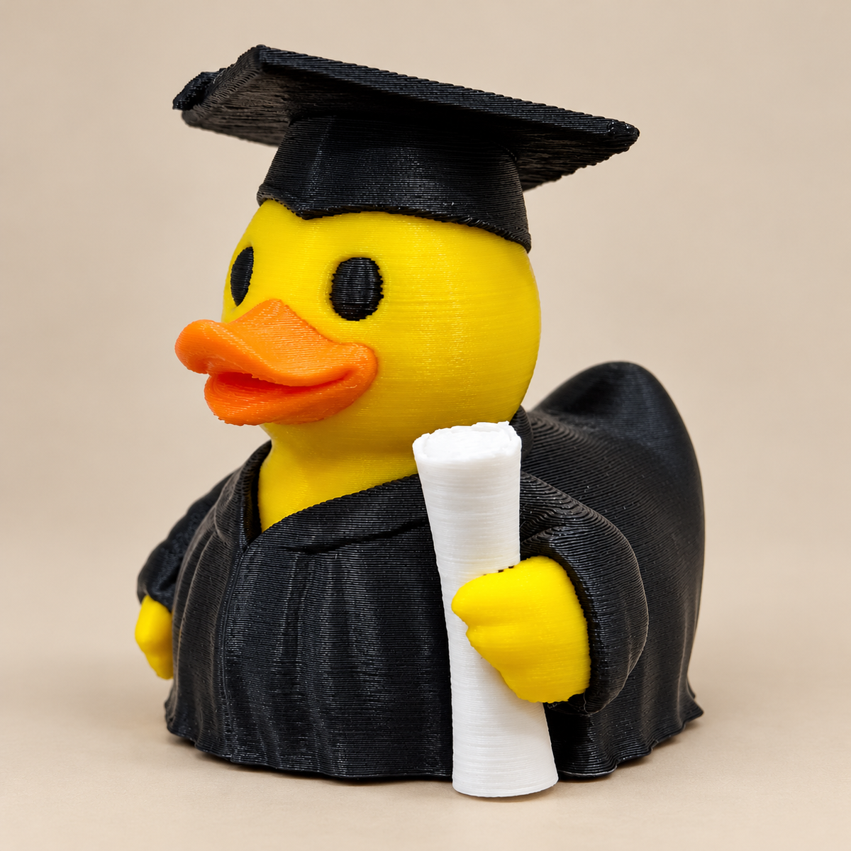 Graduation Student Duck Figurine