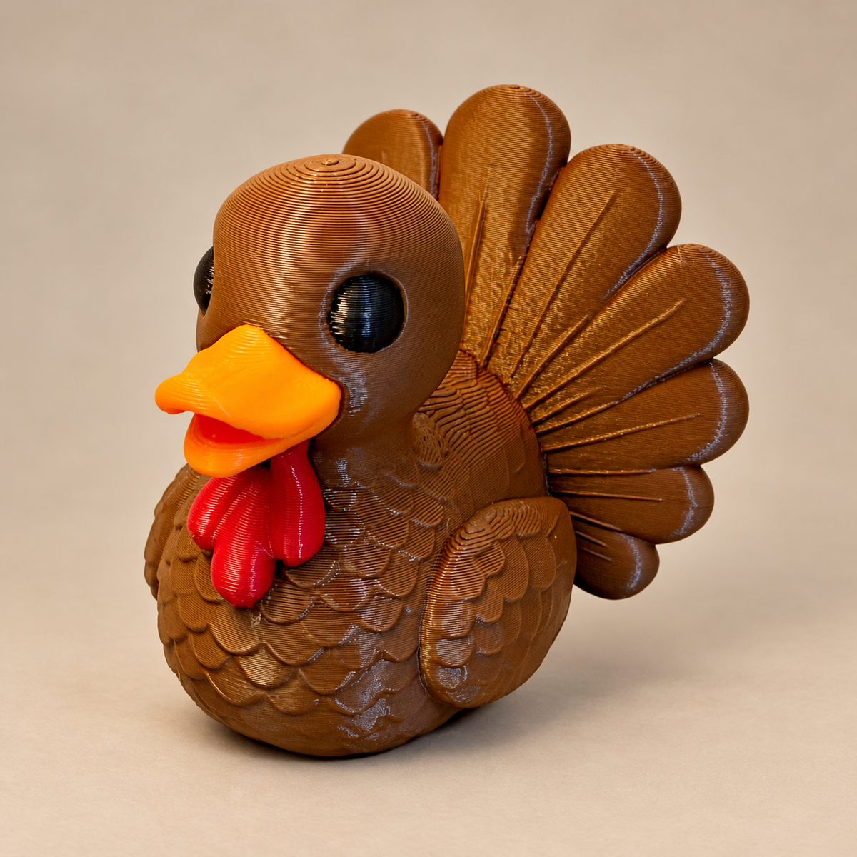 Thanksgiving Turkey Duck Figurine