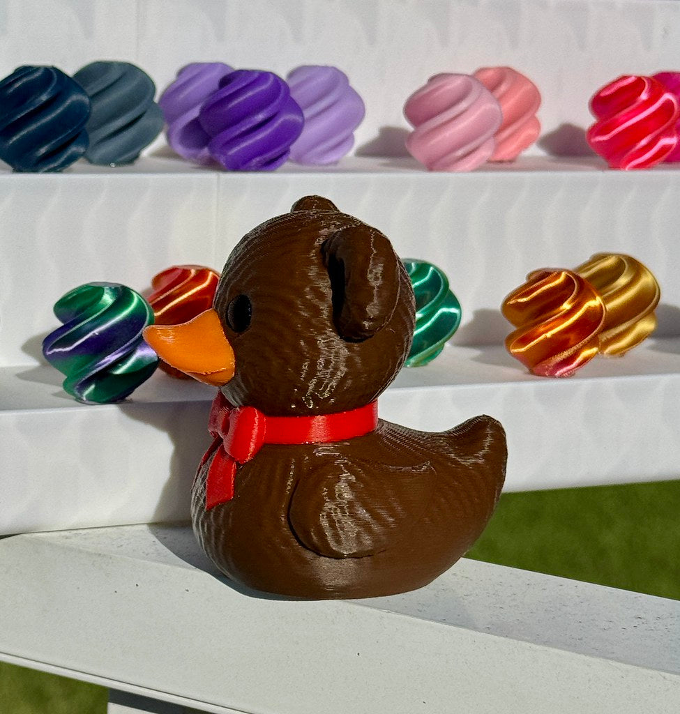 Teddy Bear w/ Bow Duck