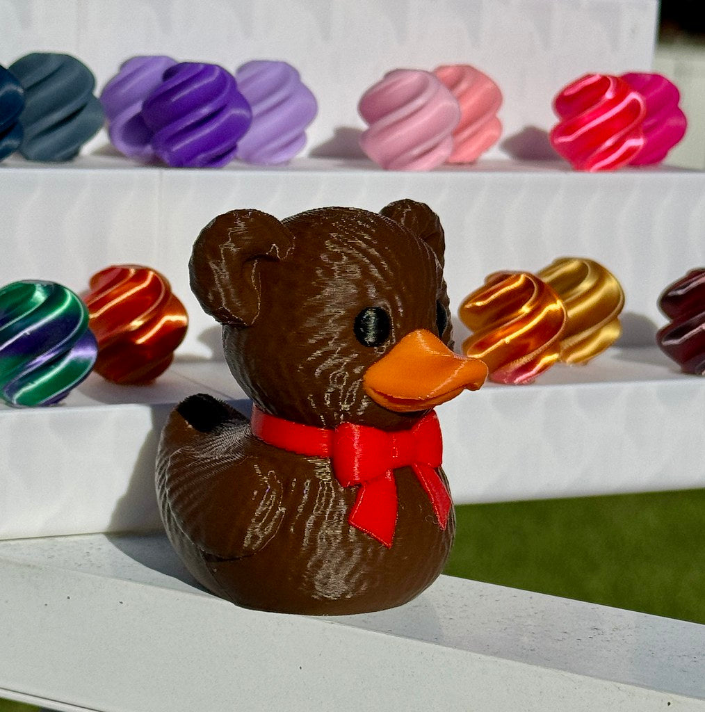 Teddy Bear w/ Bow Duck