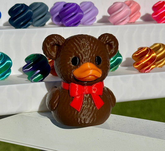 Teddy Bear w/ Bow Duck