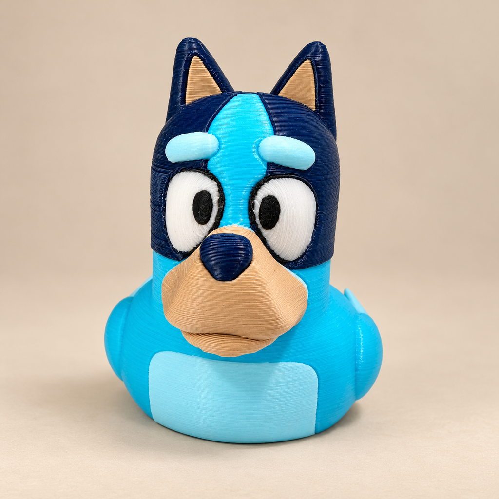Blue Heeler Duck Figurine