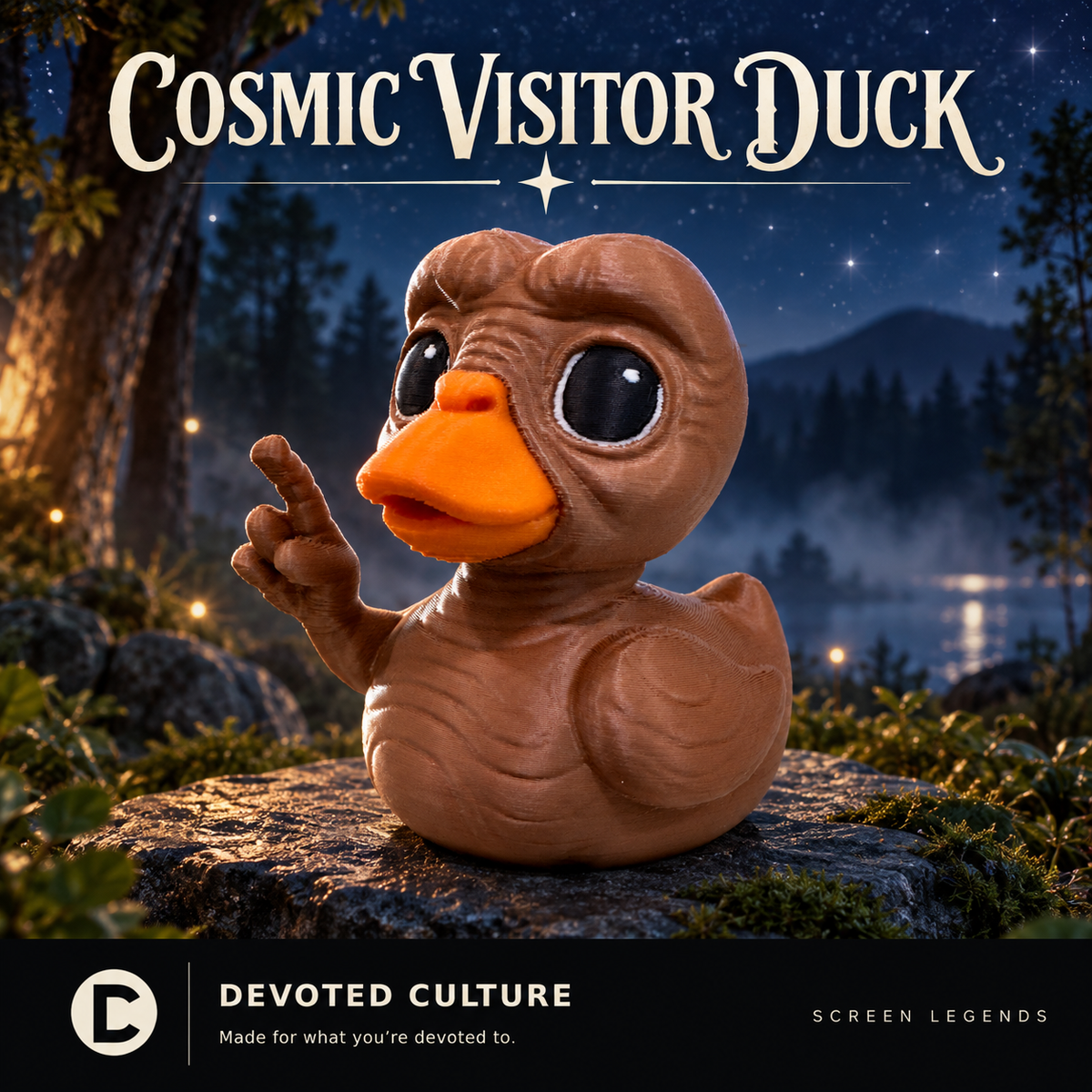 Cosmic Visitor Duck – Screen Legends Collection
