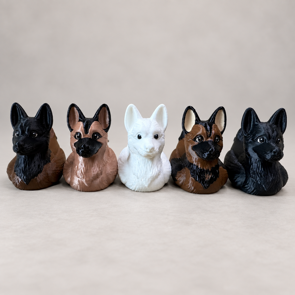German Shepherd Dog, Belgian Malinois Duck