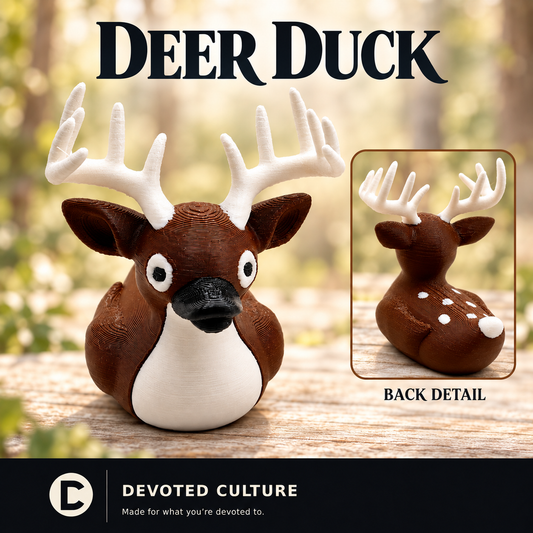Deer Duck Figurine