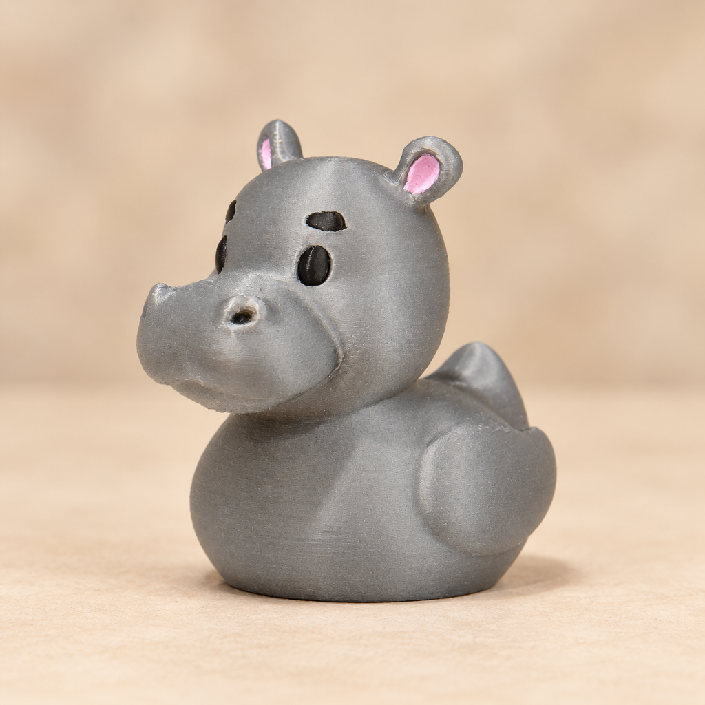 Hippo Duck Figurine