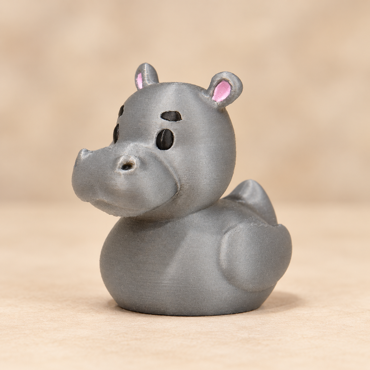 Hippo Duck Figurine