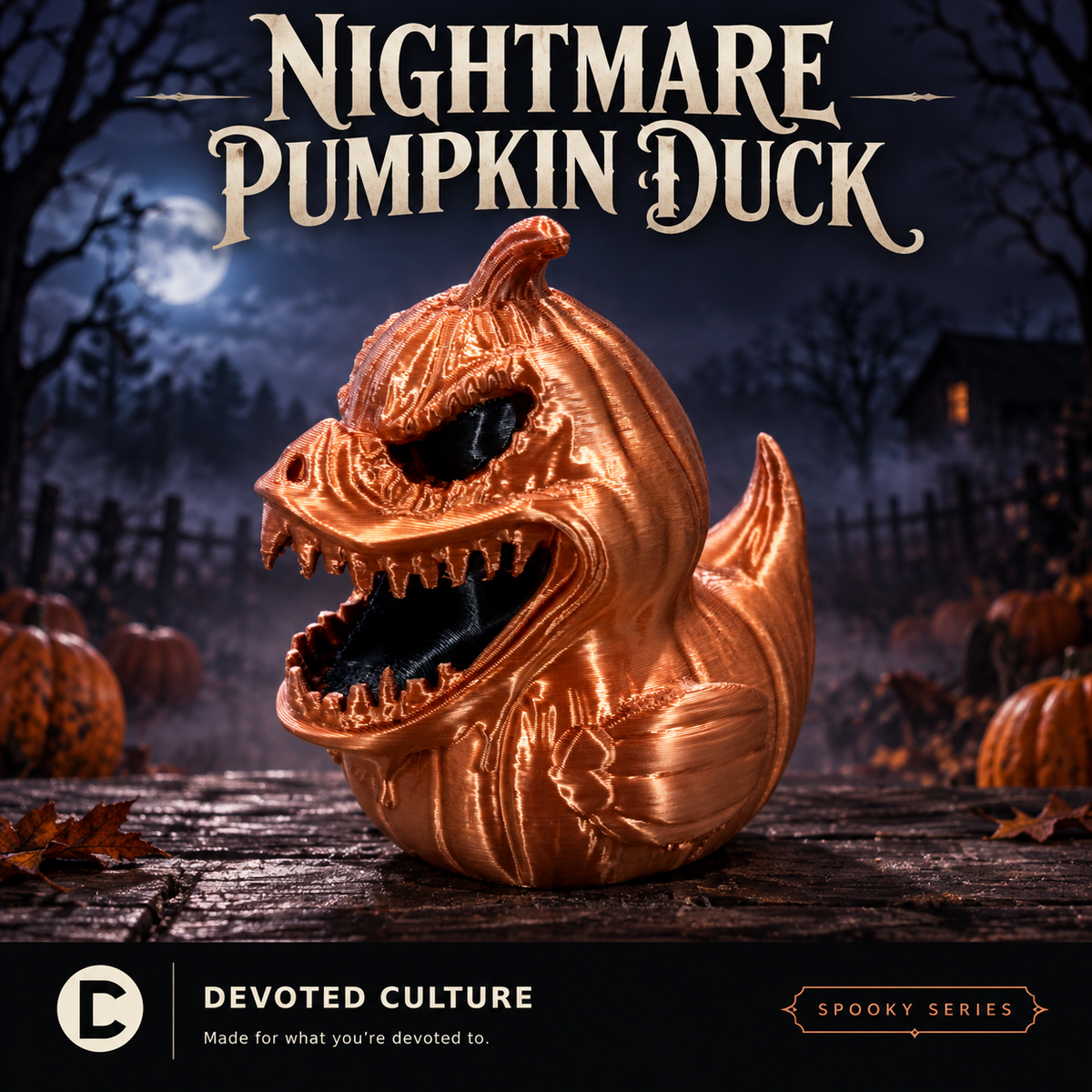Nightmare Pumpkin Duck