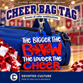 Bog Bow Cheer Bag Tag – Custom Color Combinations