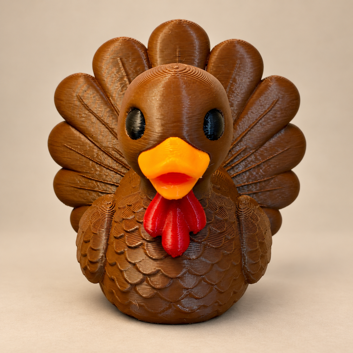 Thanksgiving Turkey Duck Figurine