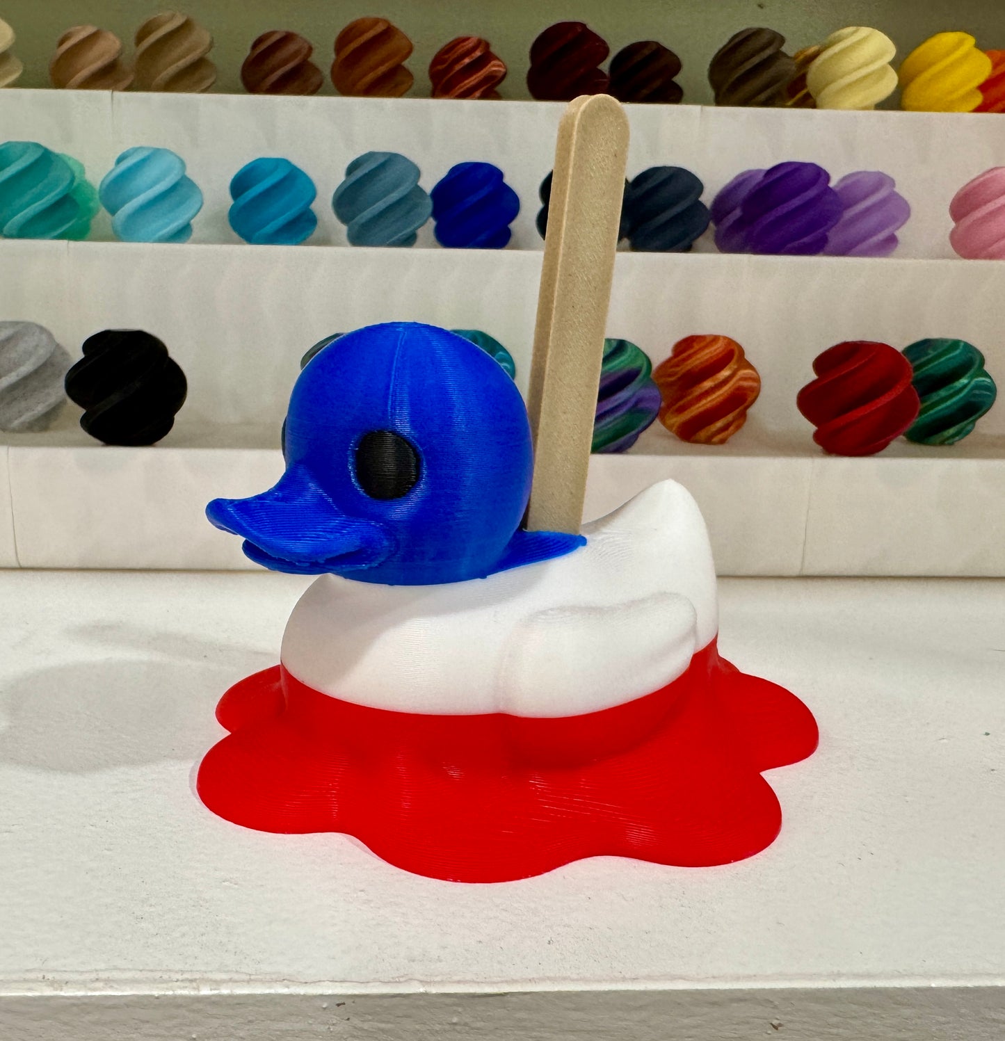 Melted Bombpop Popsicle Duck