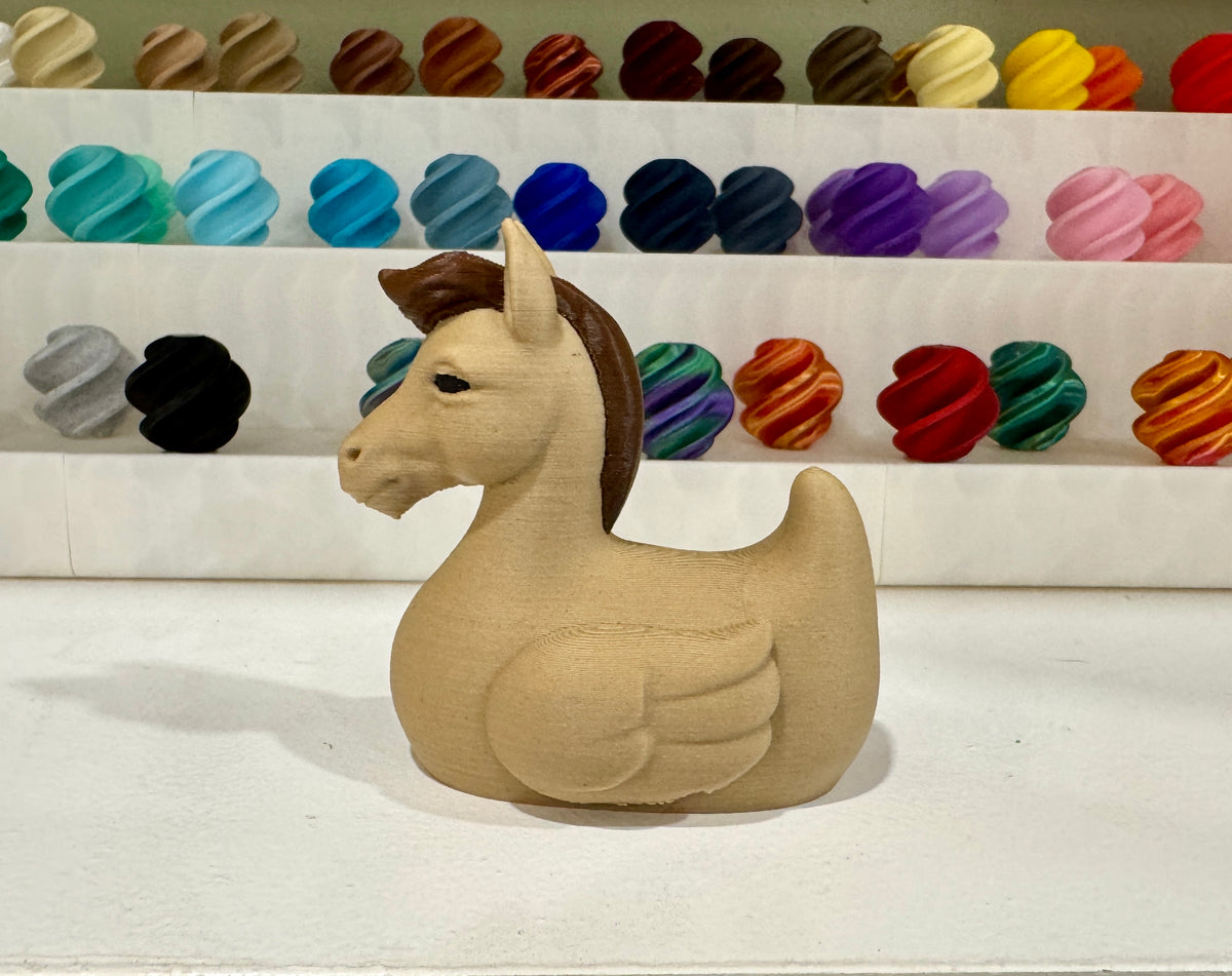 Horse Duck Figurine