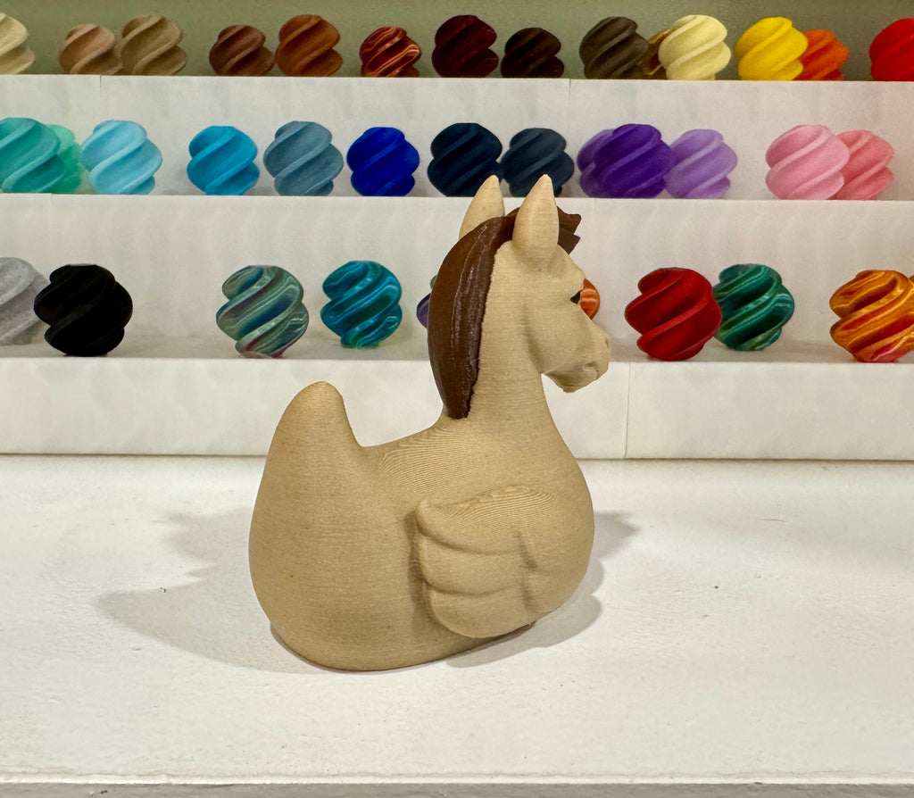 Horse Duck Figurine