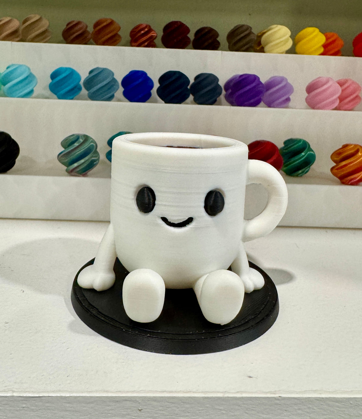 Cup of Coffee Desk Pet Buddy Figure Toy