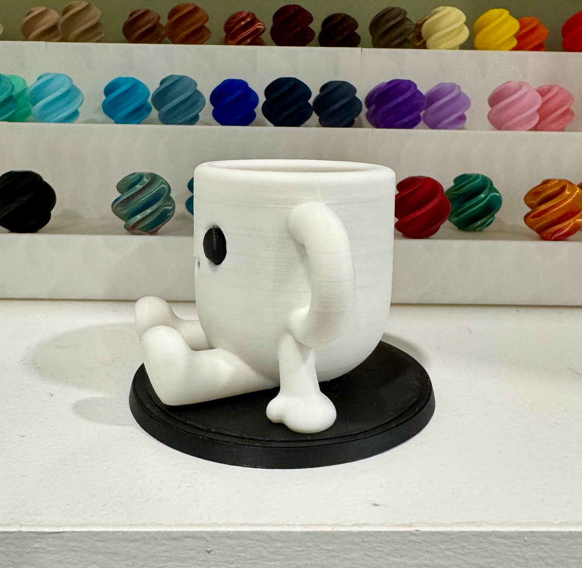 Cup of Coffee Desk Pet Buddy Figure Toy