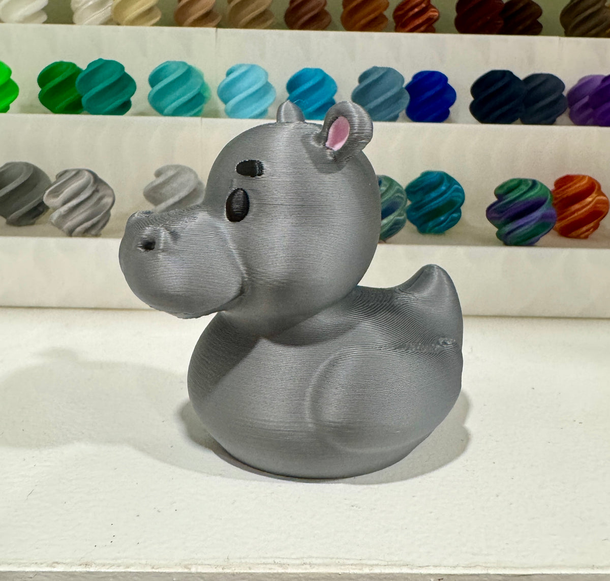 Hippo Duck Figurine