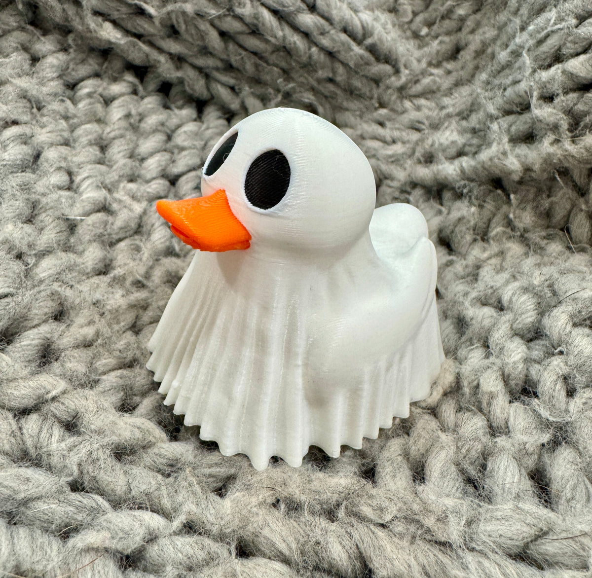 Ghost Duck – 3D Printed Halloween Figurine
