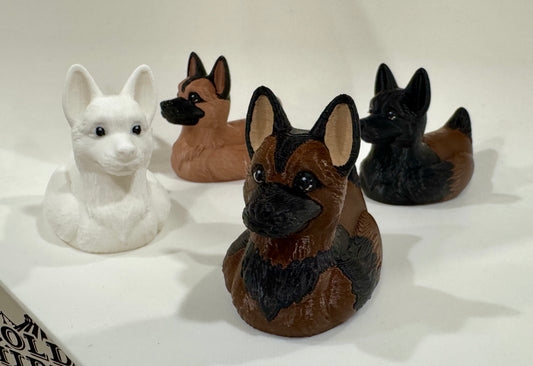 German Shepherd Dog, Belgian Malinois Duck