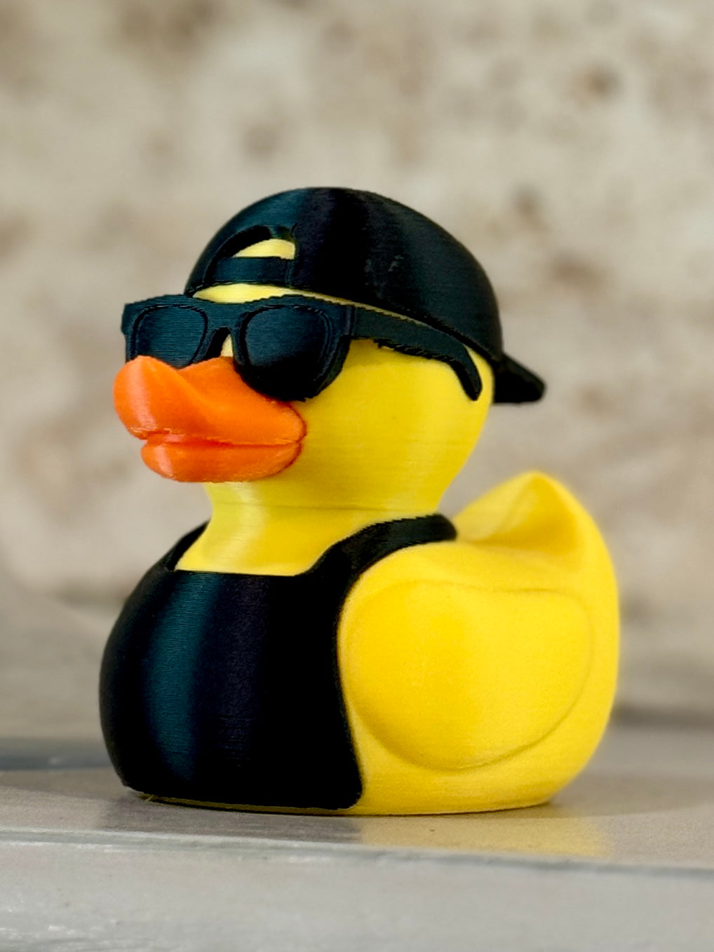Cool Dad Dude Duck Figurine – 3D Printed 3" Collectible Duck