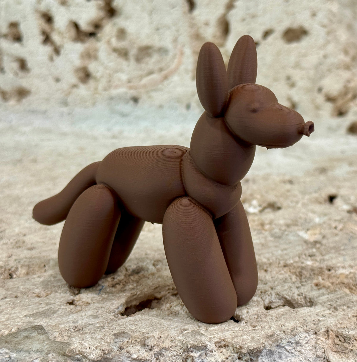 German Shepherd Balloon Dog Figurine