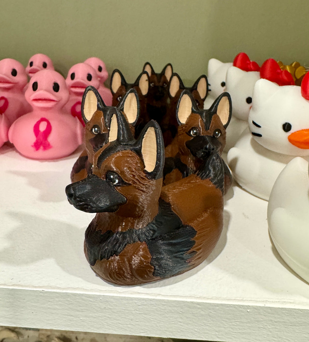 German Shepherd Dog, Belgian Malinois Duck