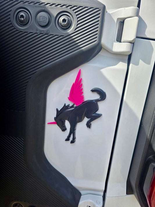 Unicorn Wings/Horn for Bucking Bronco Emblem