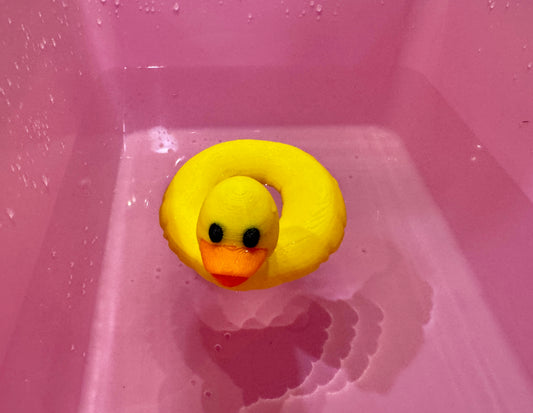Pool Ring Yellow Duck - It Floats!