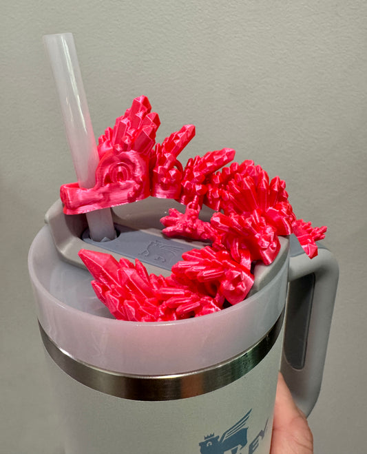 Dragon Tumbler Topper, Straw Buddy
