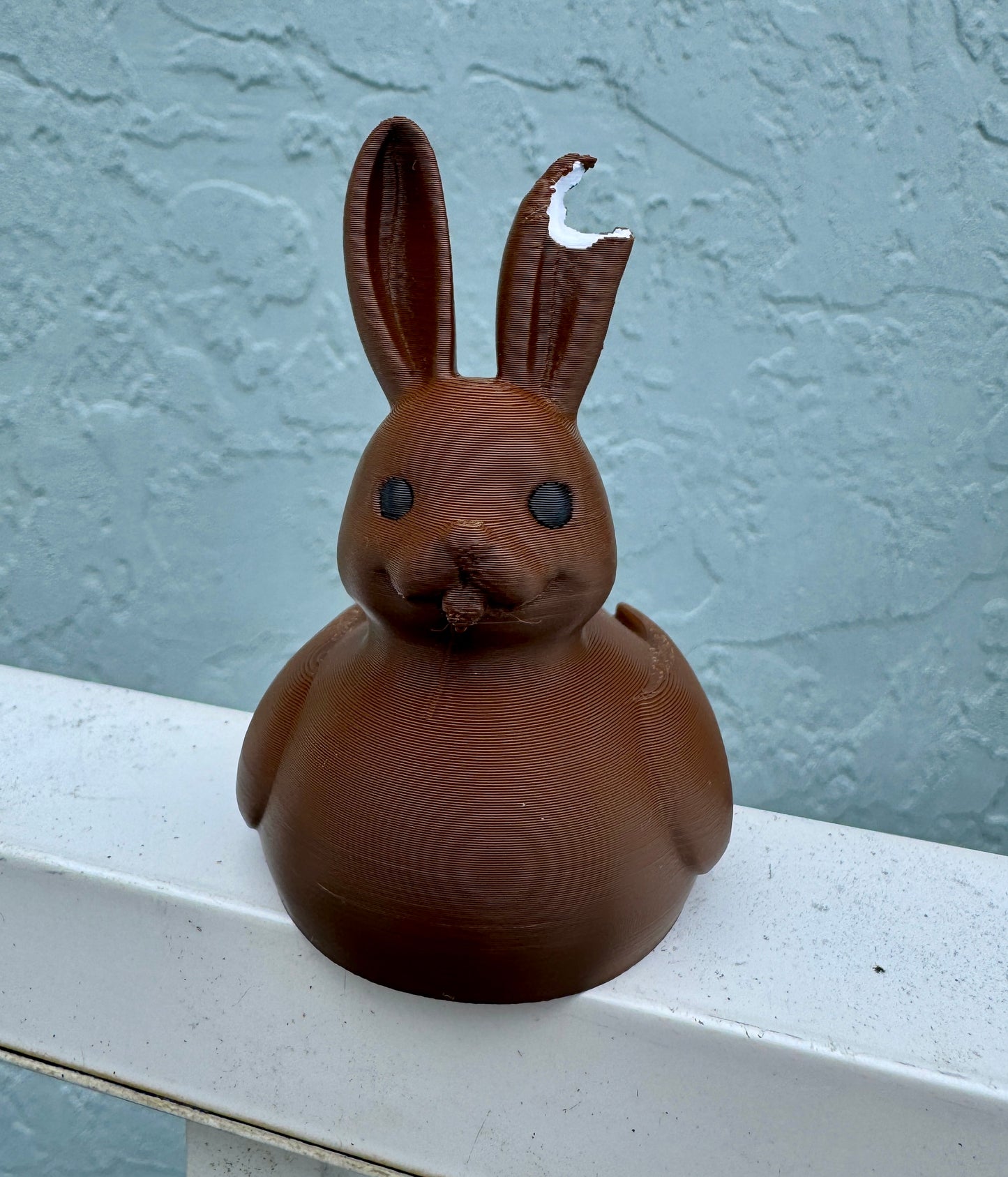 Chocolate Easter Bunny Duck