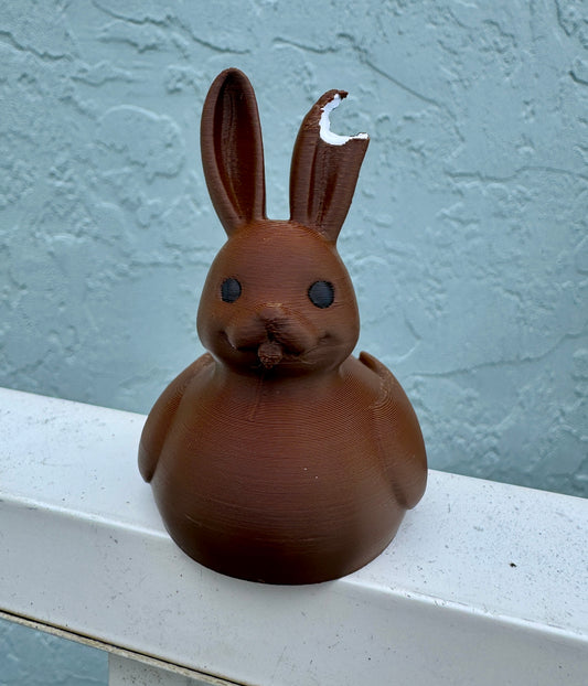 Chocolate Easter Bunny Duck