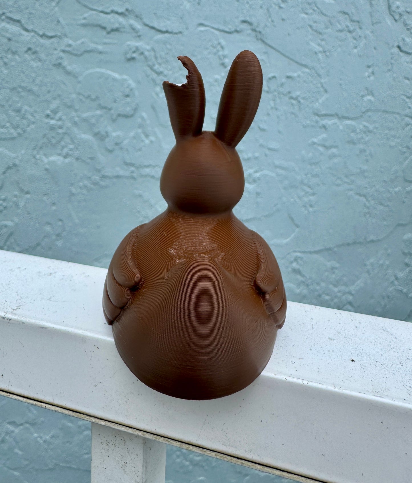 Chocolate Easter Bunny Duck
