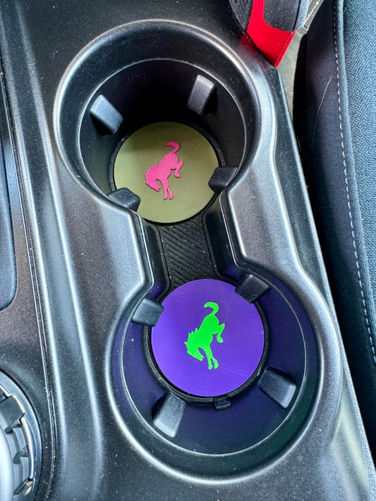 Bronco Coasters / Cup Holder Inserts