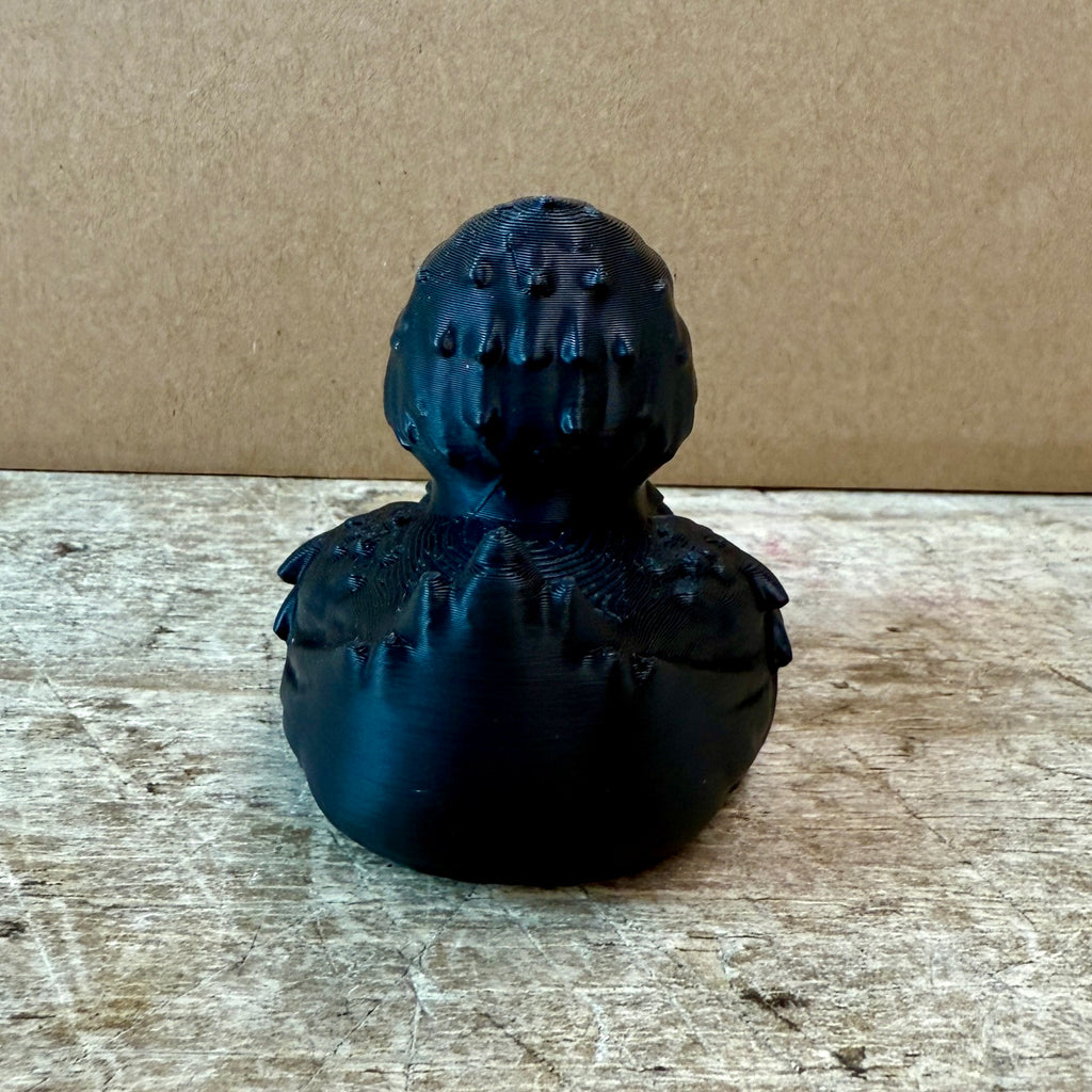 Black Raven Duck Figurine