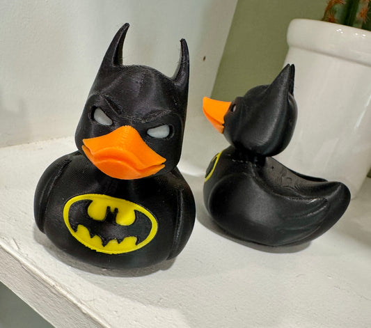 Black Bat Dude Super Hero Duck