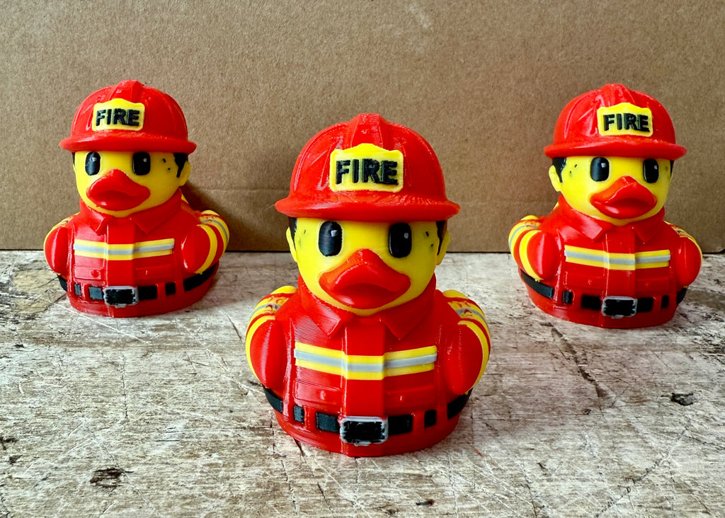 Firefighter Fireman Duck