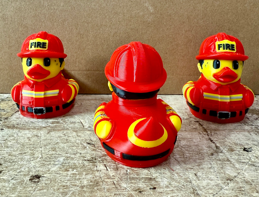 Firefighter Fireman Duck
