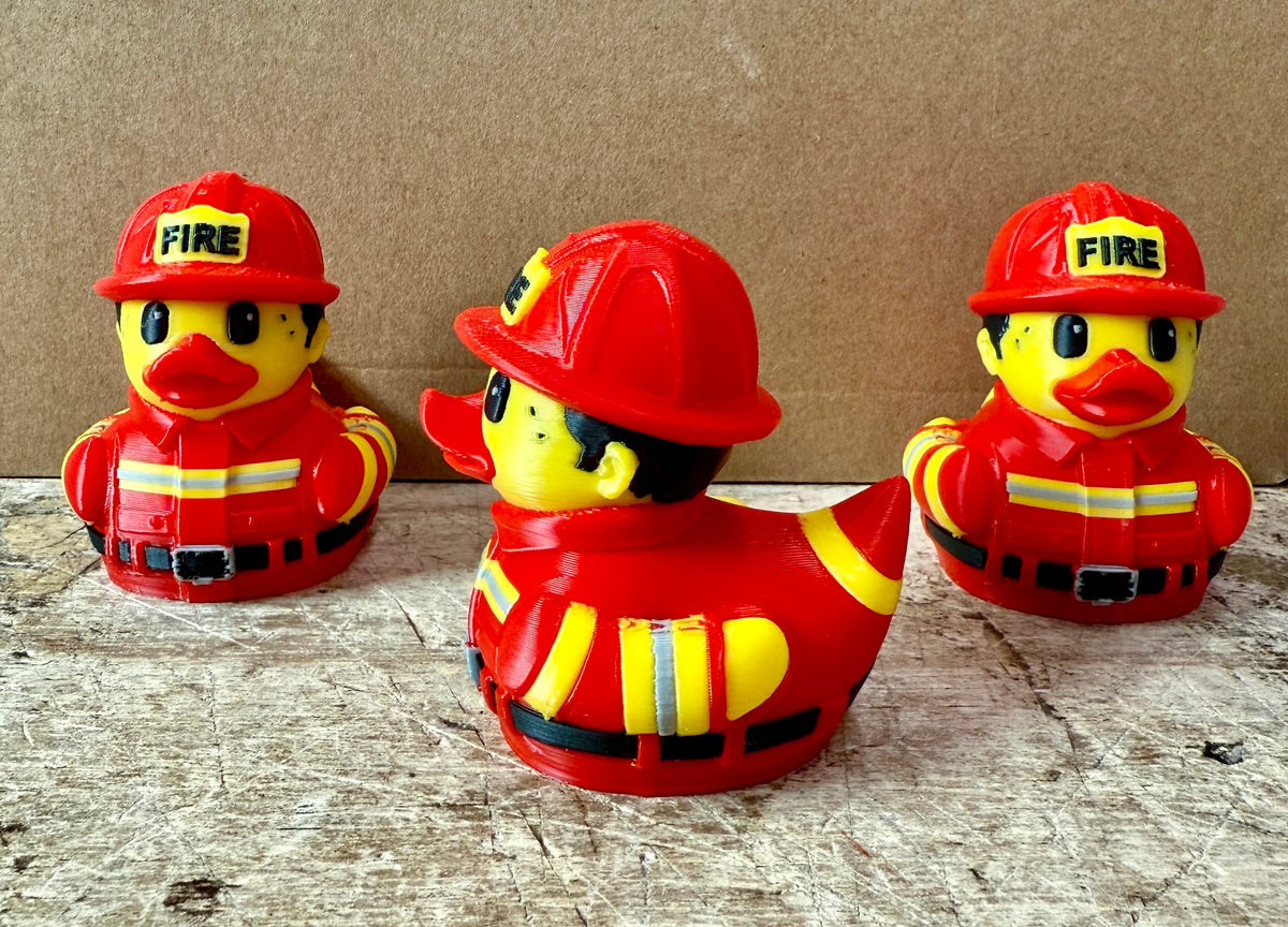 Firefighter Fireman Duck