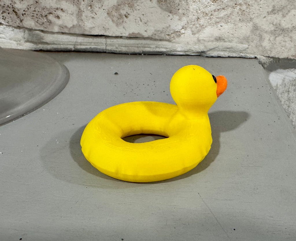 Pool Ring Yellow Duck - It Floats!