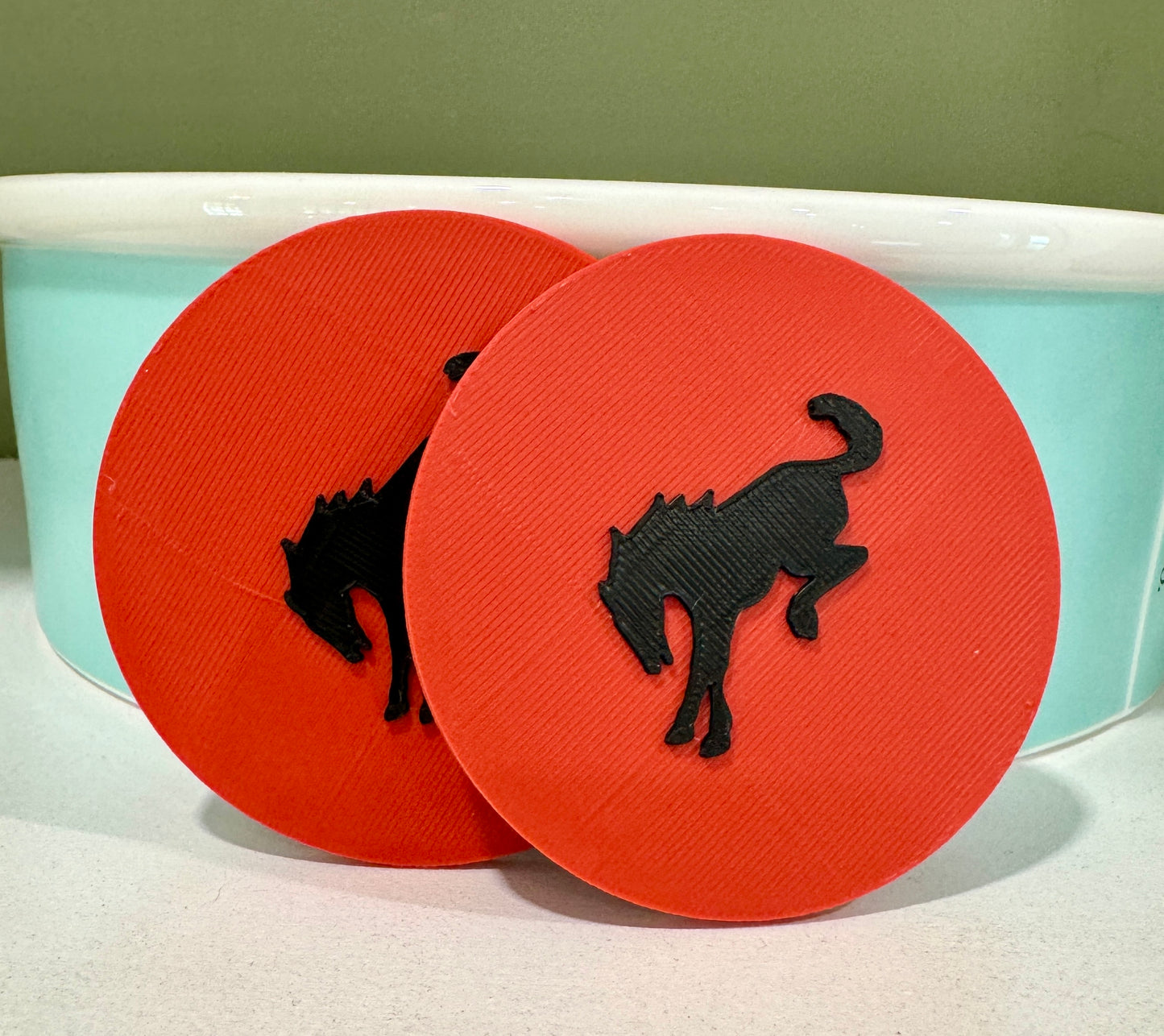 Bronco Coasters / Cup Holder Inserts