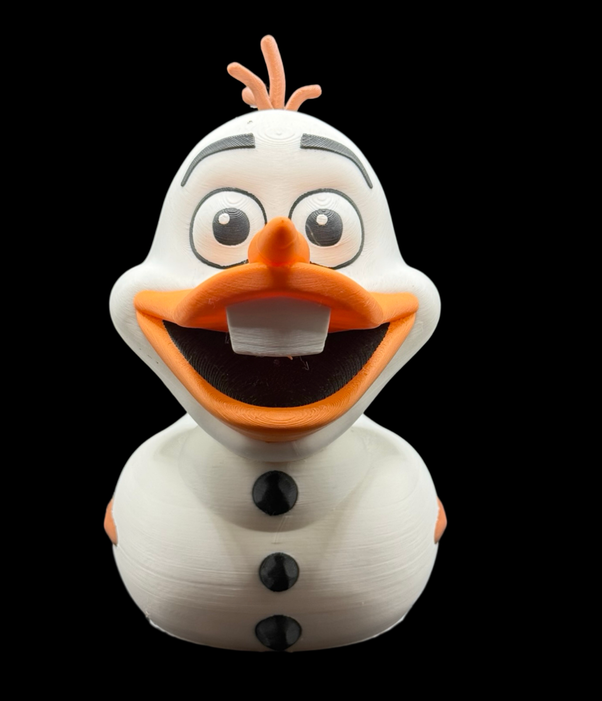 Olaf Snowman Frozen Style Duck